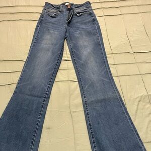 Vervet Stylish Blue Flare Women's Jeans